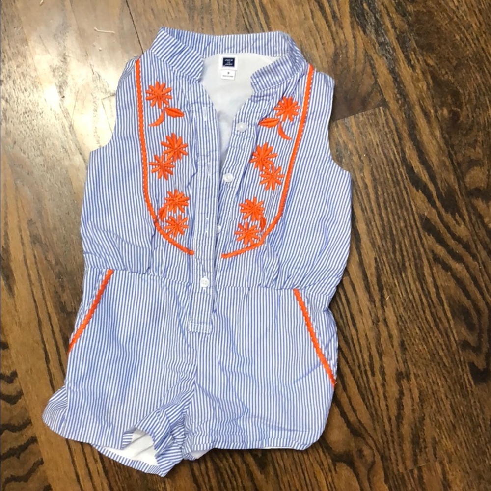 Adorable Janie  and jack romper. Size 3t